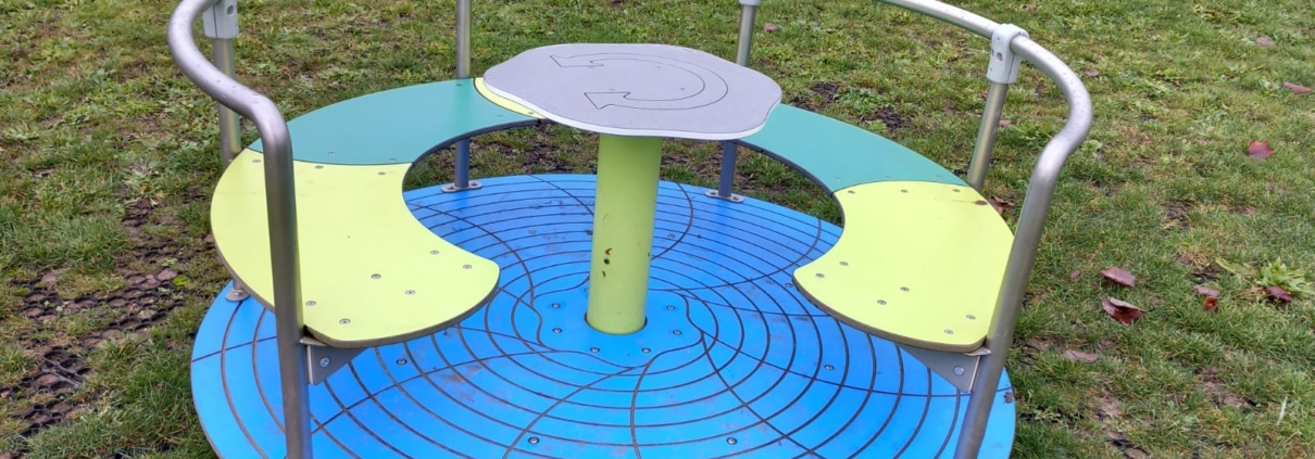 Roundabout at Tudor Park Play Area