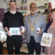 New TIC Manager with the Mayor, Deputy Mayor and Town Clerk
