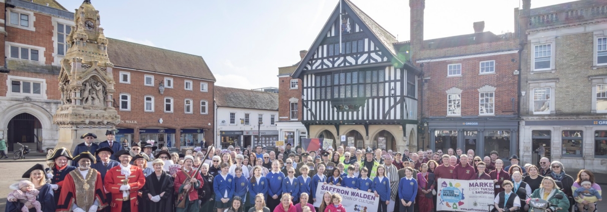 Town of Culture 2028 Bid Community Photo in the market square