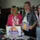 Mayor and Deputy Mayor chatting to stall holders at the Volunteer Recruitment Fair